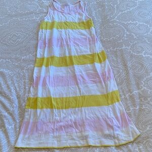 Striped Sleeveless Maxi Dress